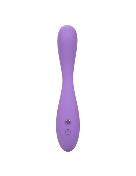 CALEXOTICS Contour Demi Violeta - Masajeador Flexible de Silicona con 10 Funciones de Vibración, Impermeable y Recargable
