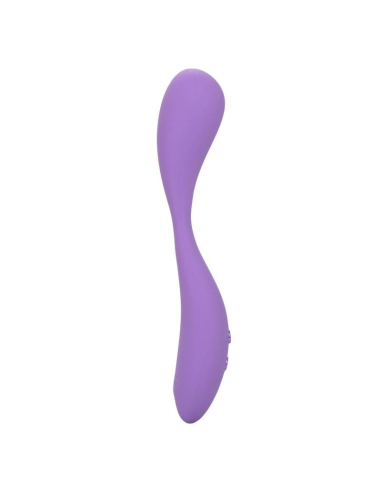 CALEXOTICS Contour Demi Violeta - Masajeador Flexible de Silicona con 10 Funciones de Vibración, Impermeable y Recargable