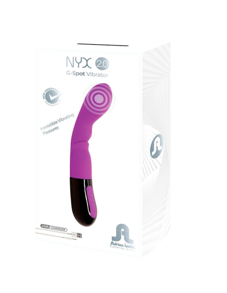 ADRIEN LASTIC - NYX 2.0 VIBRADOR G-SPOT VIOLETA: Intensidad y Estilo para Tu Placer