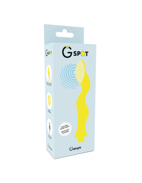 G-SPOT Gavyn: Vibrador Punto G Amarillo Recargable para Placer Máximo