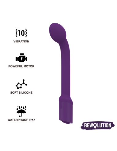 REWOLUTION - REWOFLEX: VIBRADOR ESTIMULADOR PUNTO G FLEXIBLE Y POTENTE