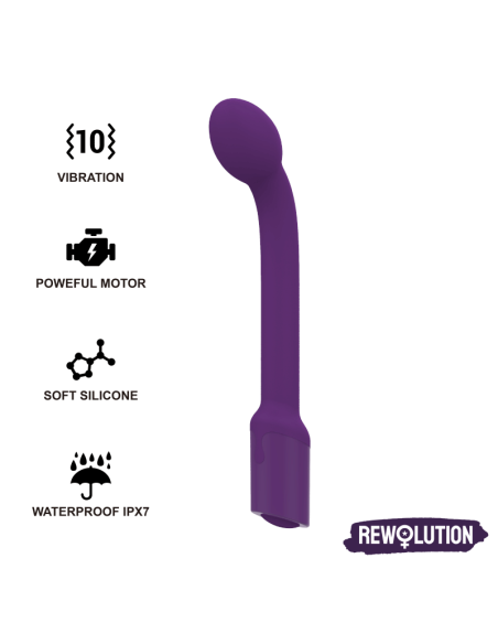 REWOLUTION - REWOFLEX: VIBRADOR ESTIMULADOR PUNTO G FLEXIBLE Y POTENTE