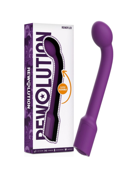 REWOLUTION - REWOFLEX: VIBRADOR ESTIMULADOR PUNTO G FLEXIBLE Y POTENTE
