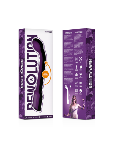 REWOLUTION - REWOFLEX: VIBRADOR ESTIMULADOR PUNTO G FLEXIBLE Y POTENTE