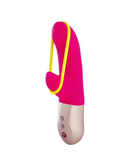 FUN FACTORY Amorino: MiniVibrador Recargable con Estimulador de Clítoris y Banda Tensa - Innovador y Sexy