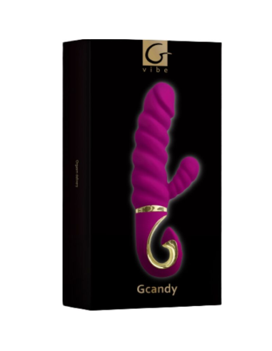 G-VIBE - GCANDY SWEET RASPBERRY Vibrador Conejito Morado | SexPlace.MX