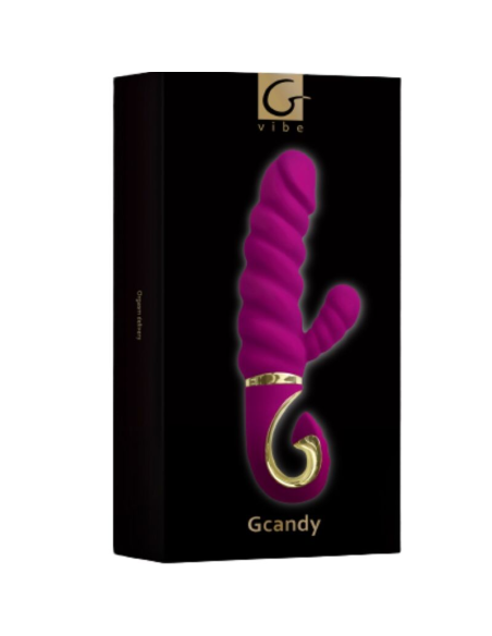 G-VIBE - GCANDY SWEET RASPBERRY Vibrador Conejito Morado | SexPlace.MX