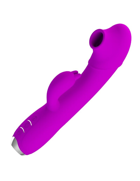 PRETTY LOVE - REGINA Vibrador Succionador Morado | SexPlace.MX