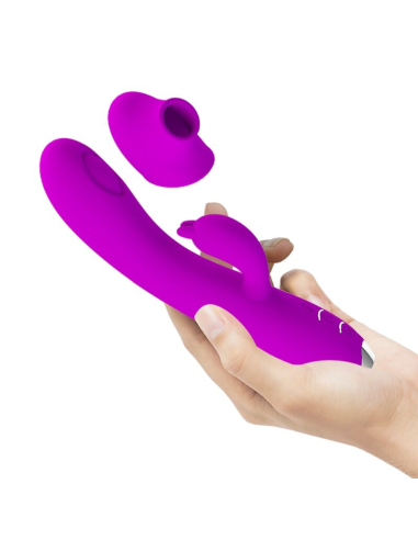 PRETTY LOVE - REGINA Vibrador Succionador Morado | SexPlace.MX