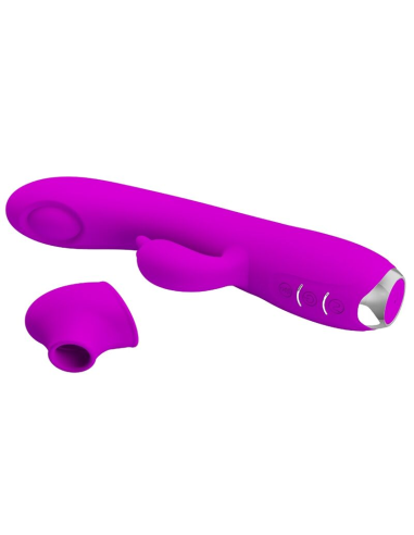 PRETTY LOVE - REGINA Vibrador Succionador Morado | SexPlace.MX
