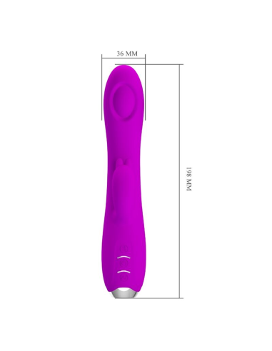 PRETTY LOVE - REGINA Vibrador Succionador Morado | SexPlace.MX