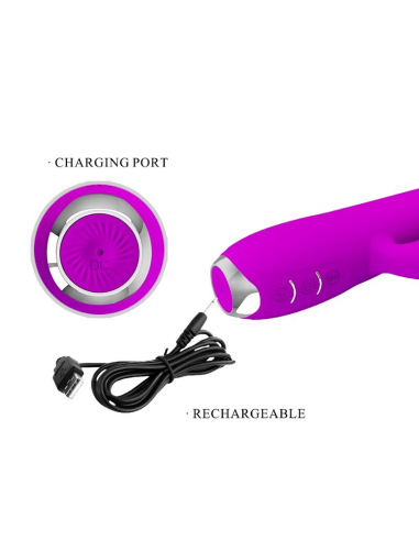 PRETTY LOVE - REGINA Vibrador Succionador Morado | SexPlace.MX
