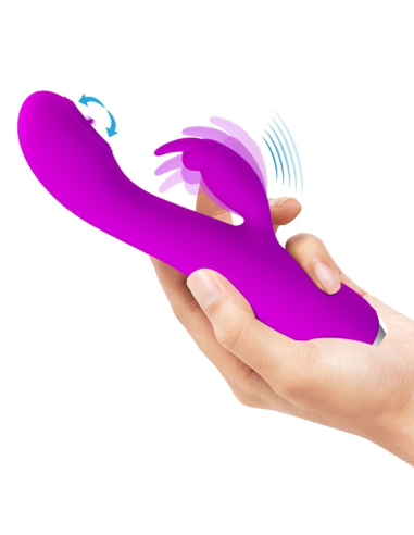 PRETTY LOVE - RACHEL Vibrador Conejito Con Succionador | SexPlace.MX