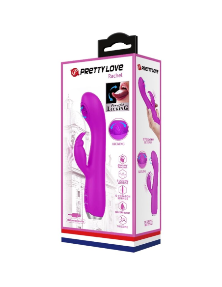 PRETTY LOVE - RACHEL Vibrador Conejito Con Succionador | SexPlace.MX