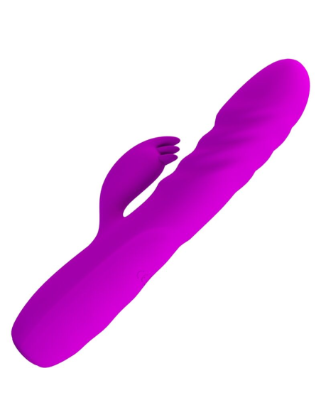 PRETTY LOVE - MELANIE Vibrador Conejo Recargable Morado | SexPlace.MX