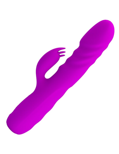 PRETTY LOVE - MELANIE Vibrador Conejo Recargable Morado | SexPlace.MX