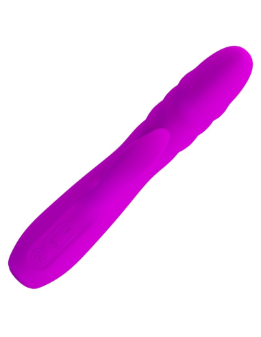 PRETTY LOVE - MELANIE Vibrador Conejo Recargable Morado | SexPlace.MX