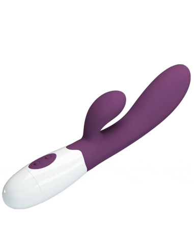 PRETTY LOVE - ALVIS Vibrador Conejito Y Punto G Morado | SexPlace.MX