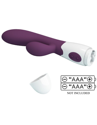 PRETTY LOVE - ALVIS Vibrador Conejito Y Punto G Morado | SexPlace.MX
