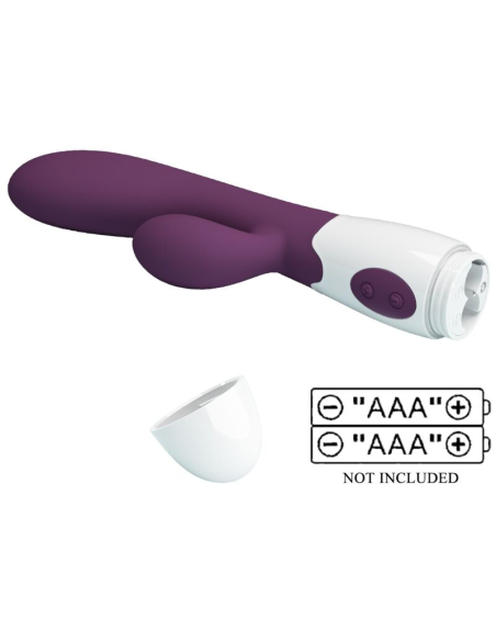 PRETTY LOVE - ALVIS Vibrador Conejito Y Punto G Morado | SexPlace.MX