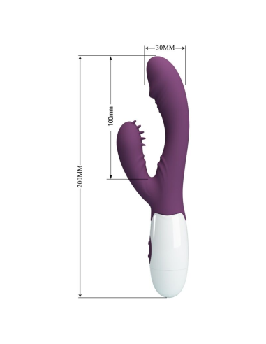 PRETTY LOVE - ANDRE Vibrador Conejito Y Punto G Morado | SexPlace.MX