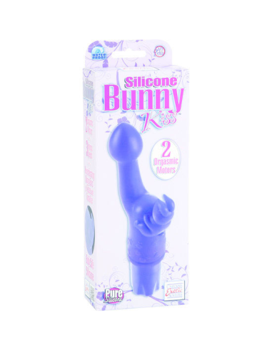 CALEXOTICS - SILICONE CONEJITO VIBRADOR KISS LILA | SexPlace.MX