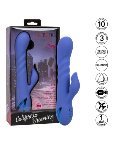 CALEXOTICS - L.A LOVE Vibrador Y Succionador | SexPlace.MX