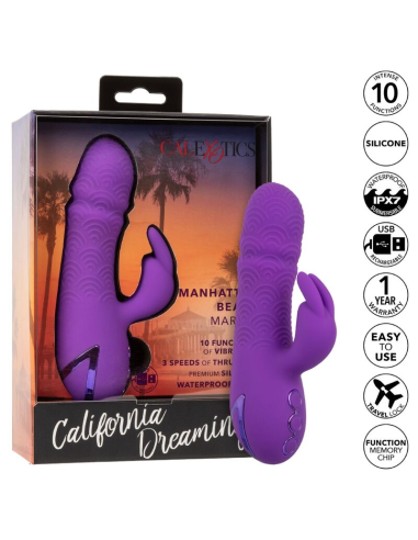 CALEXOTICS - MANHATTAN BEACH MARVEL Vibrador Rabbit | SexPlace.MX