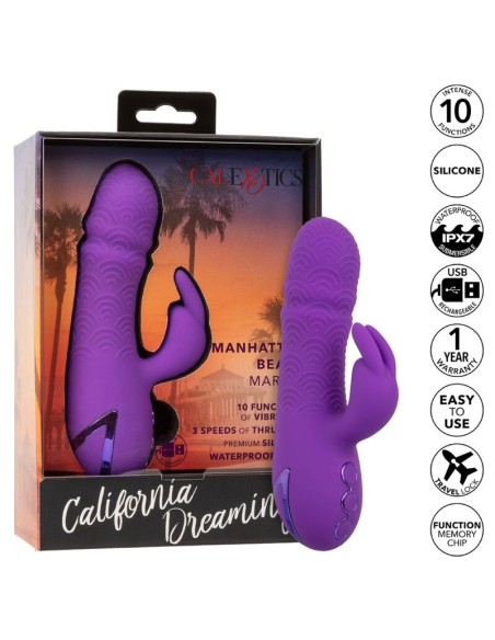 CALEXOTICS - MANHATTAN BEACH MARVEL Vibrador Rabbit | SexPlace.MX