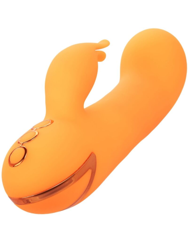 CALEXOTICS - MONTECITO MUSE Vibrador Conejito Naranja | SexPlace.MX