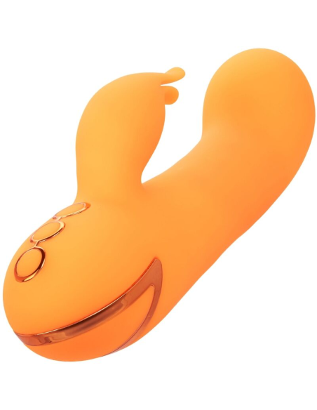CALEXOTICS - MONTECITO MUSE Vibrador Conejito Naranja | SexPlace.MX