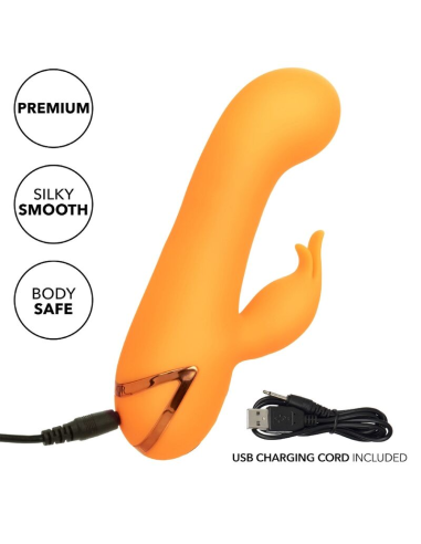 CALEXOTICS - MONTECITO MUSE Vibrador Conejito Naranja | SexPlace.MX