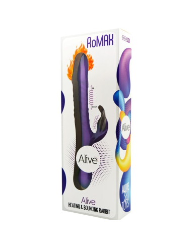 ALIVE - ROMAX Vibrador Conejito Silicona Violeta | SexPlace.MX