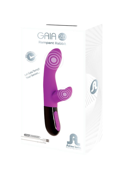 ADRIEN LASTIC - GAIA 2.0 Vibrador Conejito Violeta | SexPlace.MX