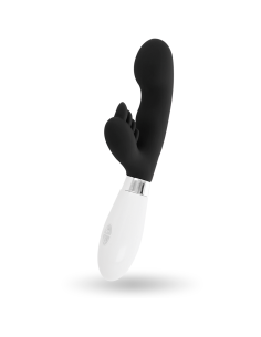 GLOSSY - ELVIS Vibrador Conejito Negro | SexPlace.MX