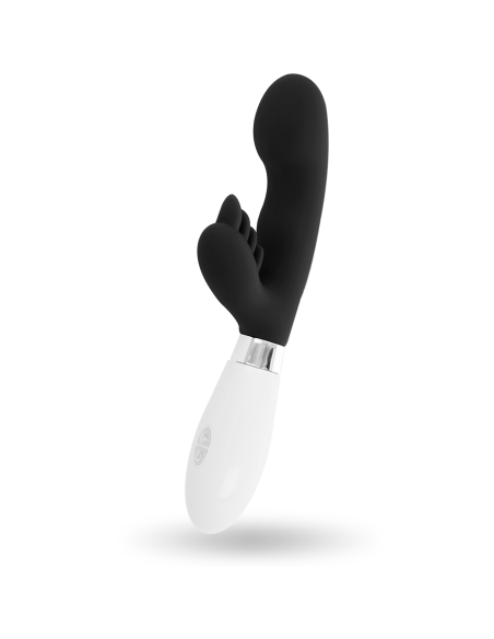 GLOSSY - ELVIS Vibrador Conejito Negro | SexPlace.MX