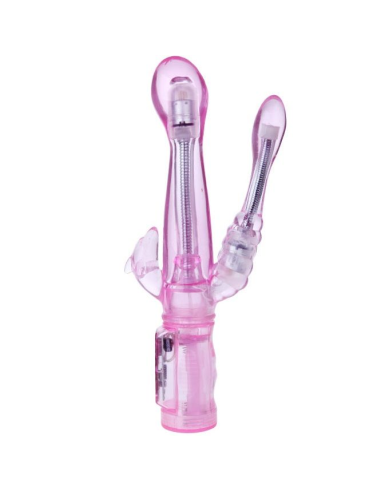 Baile - Vibrador Flexible con Estimulador Anal | Motor Múltiples Modos