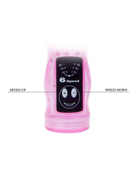 Baile - Vibrador Flexible con Estimulador Anal | Motor Múltiples Modos