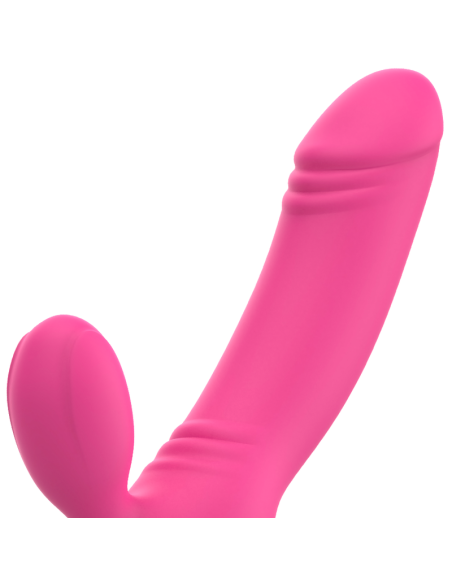 OHMAMA - BIX Vibrador Doble Estimulación Rosa | SexPlace.MX
