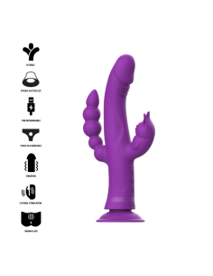 INTENSE - CASANOVA Vibrador Conejito Triple Motor | SexPlace.MX