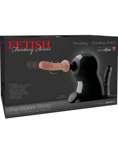 Fetish Fantasy Series - Bigger Bang: Máquina Sexual Avanzada con Rotación y Empuje