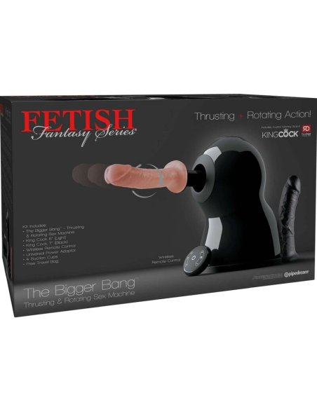 Fetish Fantasy Series - Bigger Bang: Máquina Sexual Avanzada con Rotación y Empuje