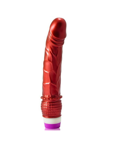 Baile - Vibrador Rojo Realista 23 cm | Tacto Suave y Potente Vibración