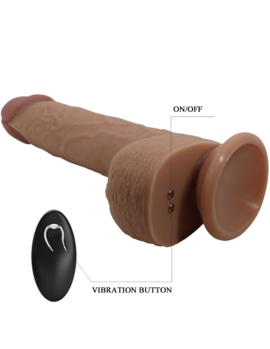PRETTY LOVE - TOMMY Dildo Realista Vibrador 22.5 Cm | SexPlace.MX