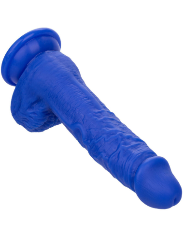 CALEXOTICS Admiral Sailor Dildo Realista Vibrador Azul | 10 Funciones de Placer, Impermeable y Recargable