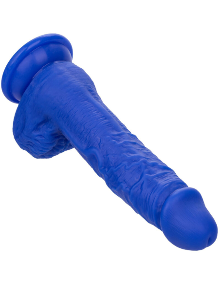 CALEXOTICS Admiral Sailor Dildo Realista Vibrador Azul | 10 Funciones de Placer, Impermeable y Recargable