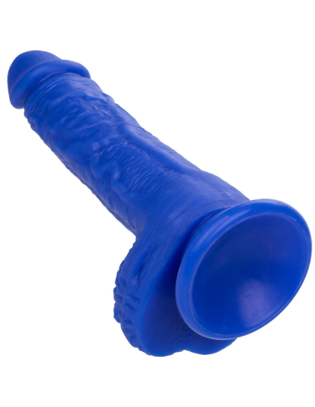 CALEXOTICS Admiral Sailor Dildo Realista Vibrador Azul | 10 Funciones de Placer, Impermeable y Recargable