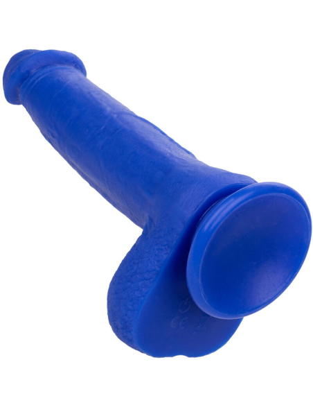CALEXOTICS Admiral Captain Dildo Vibrador Realista Azul - 10 Funciones y Silicona Impermeable