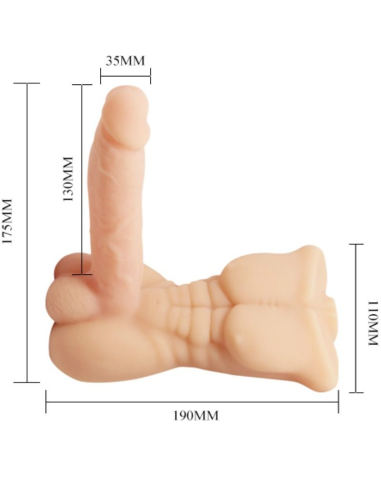 Temptation Bigger Man - Pene Vibrador con Múltiples Velocidades