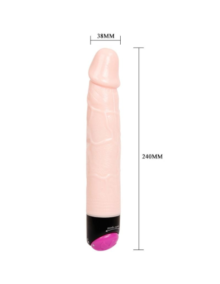 BAILE - Dildo Vibrador Realista 24 cm con Vibración y Rotación